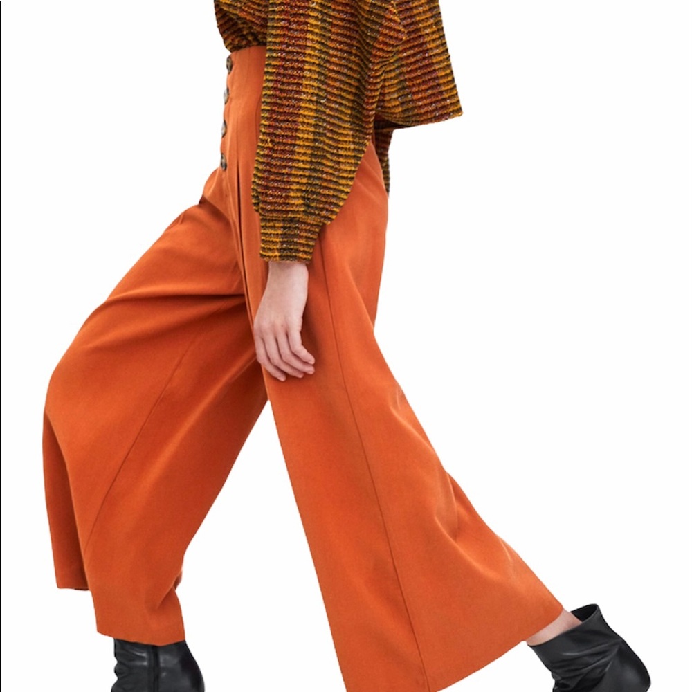 Zara High Waist Culottes - Picture 3 of 8